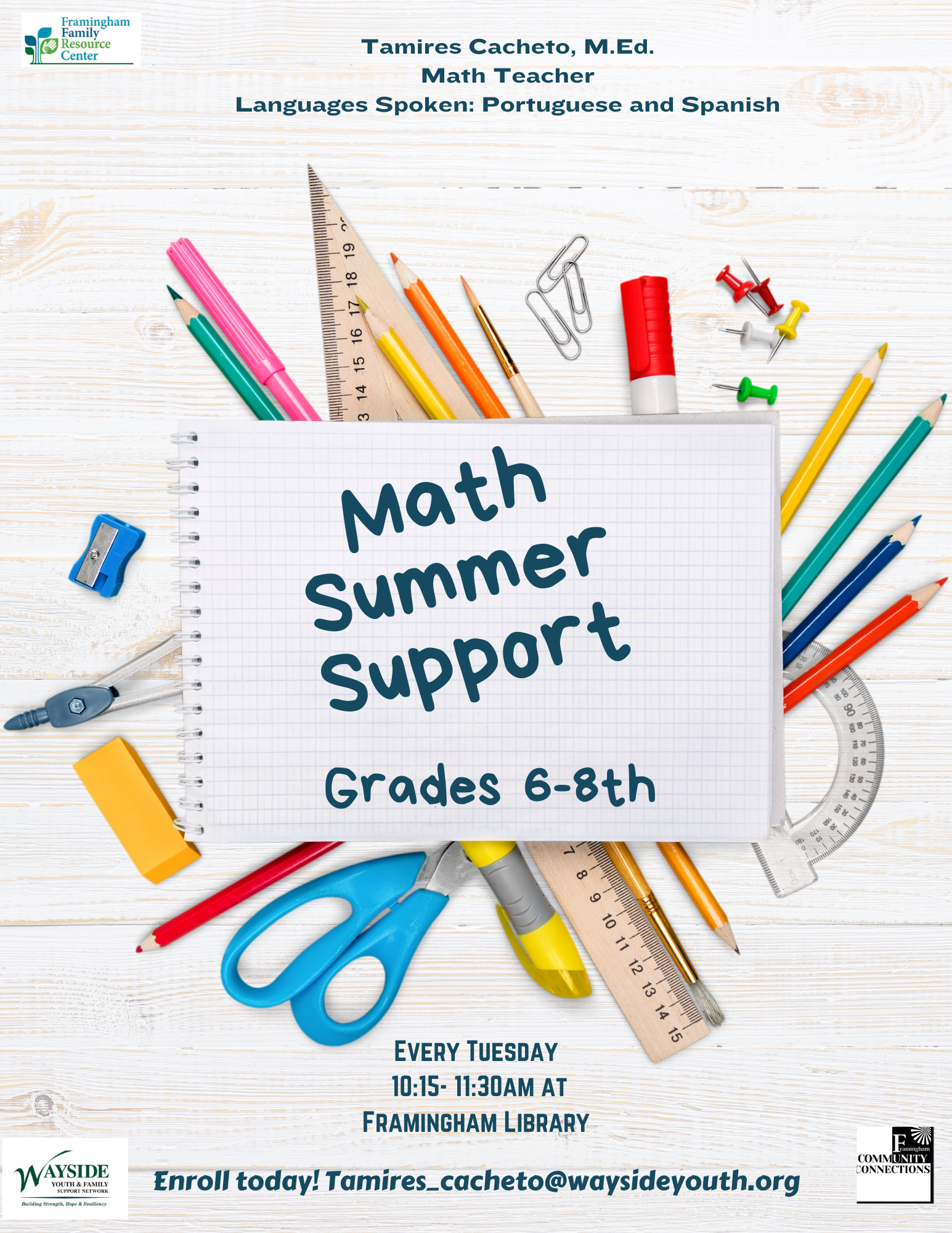 Math Summer Support Grades 6-8th