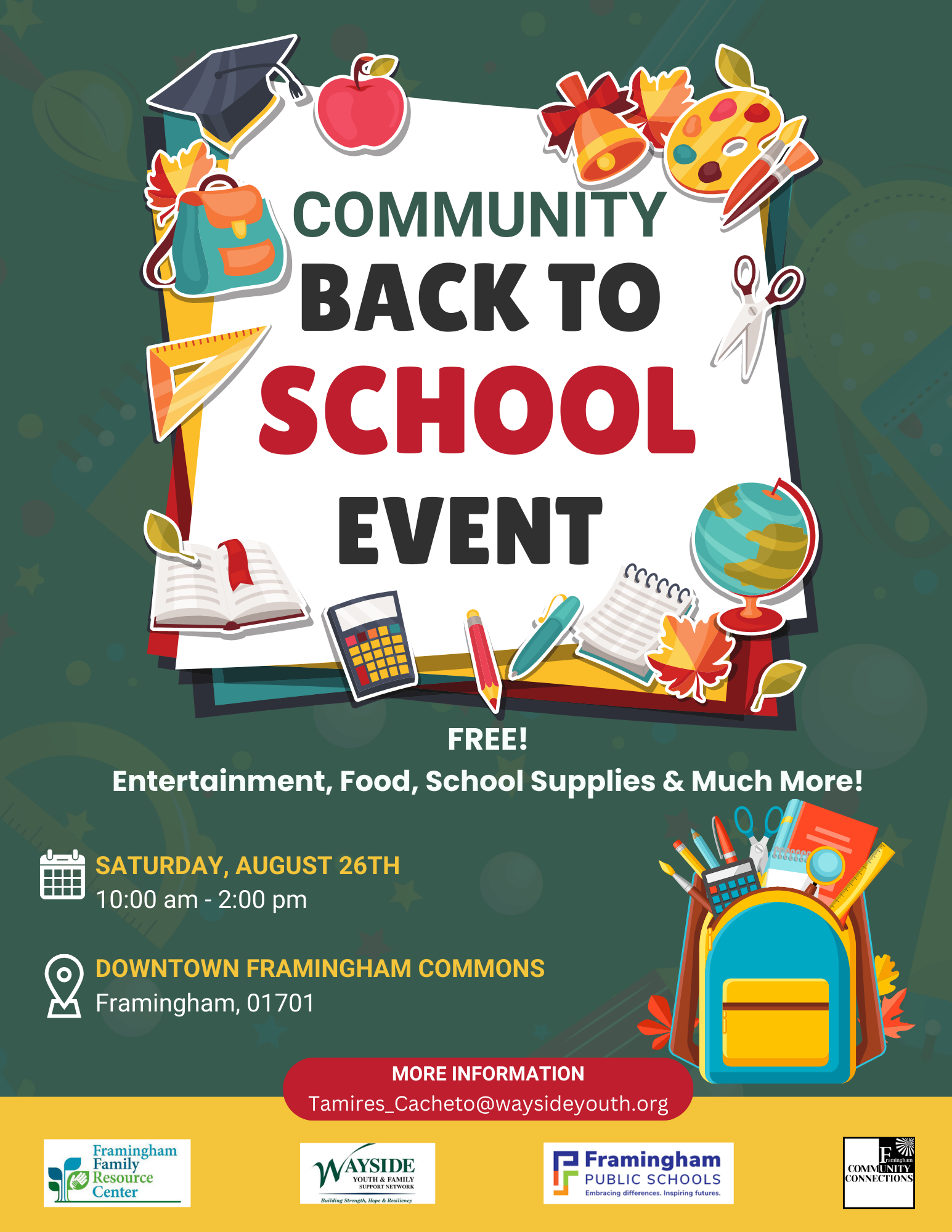 Back to school event