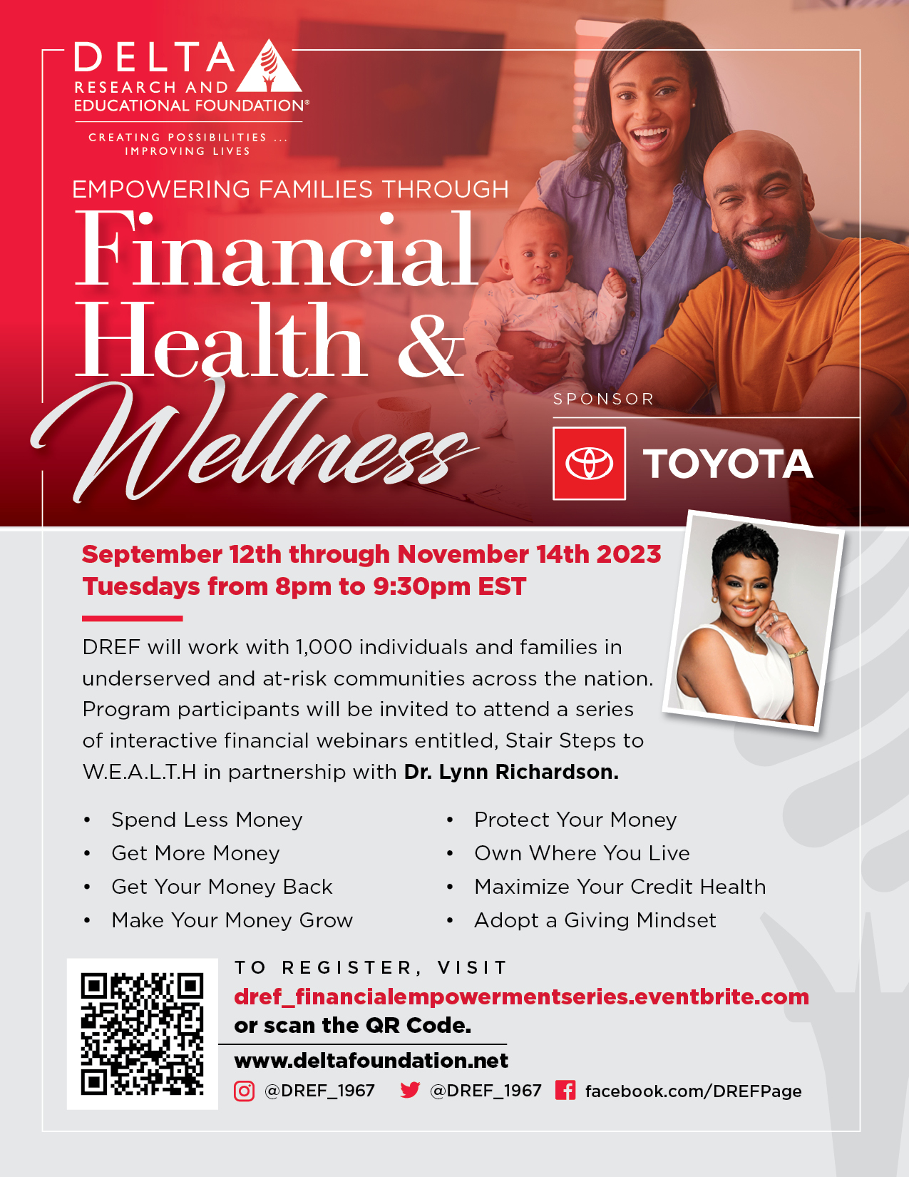 Financial Health Wellness Flyer