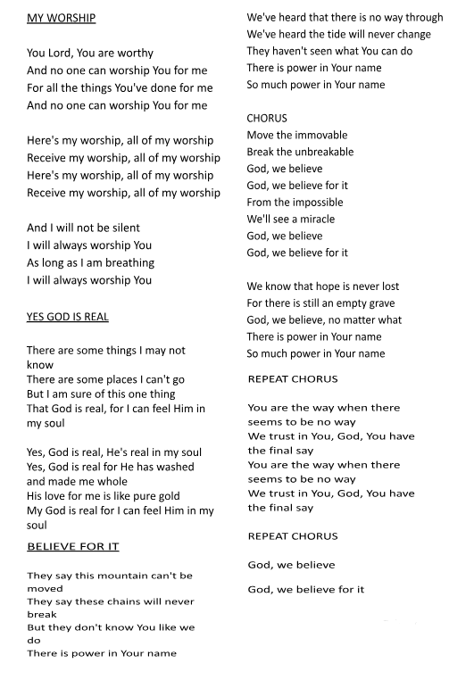 Praise Choruses 2 of 2