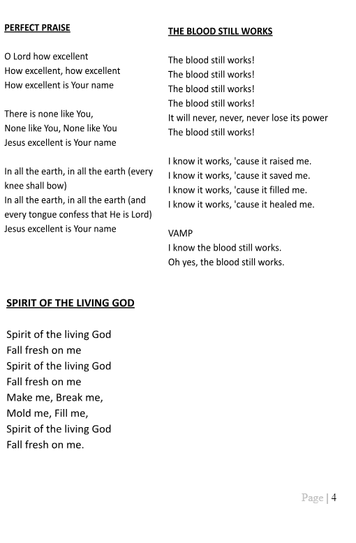 Praise Choruses 2 of 2