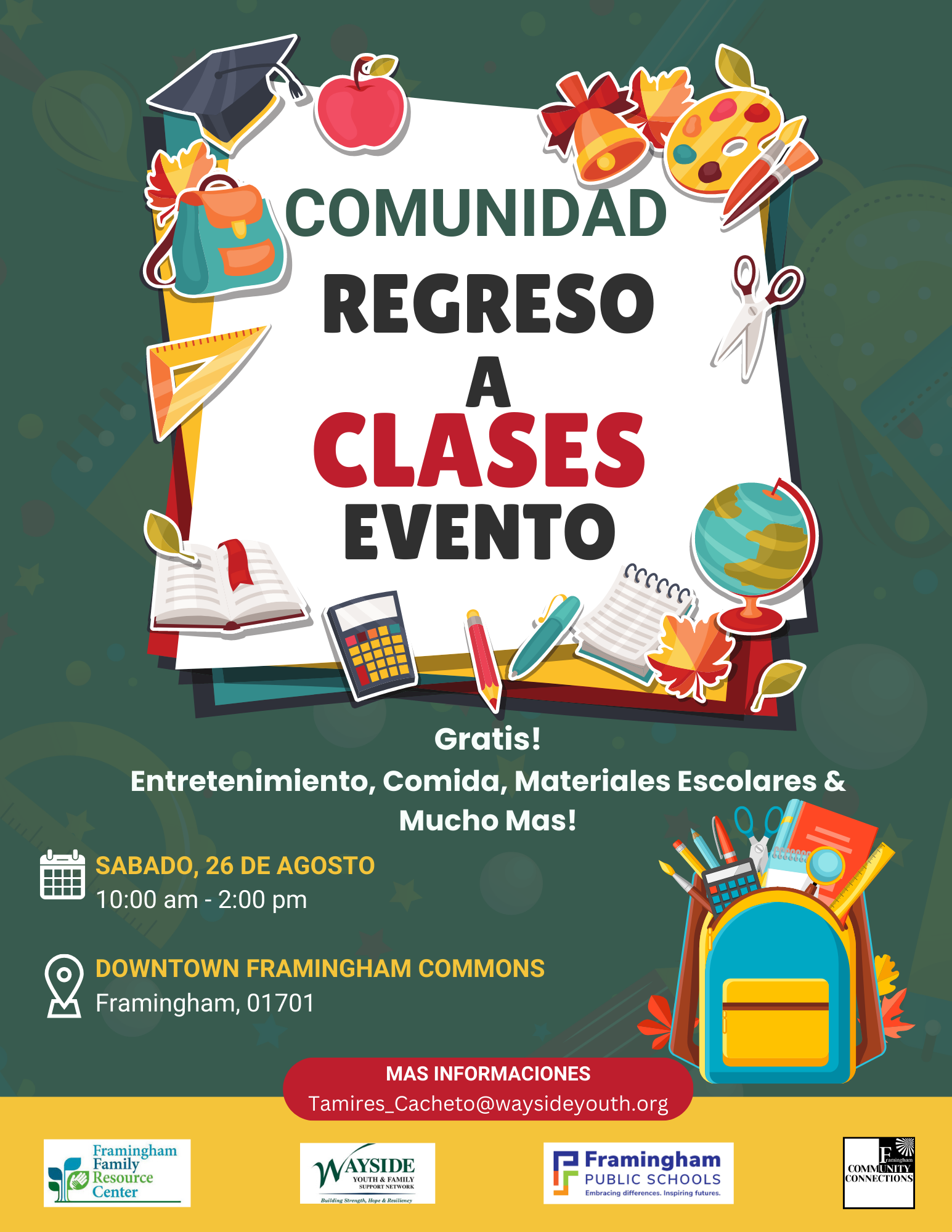 Regreso a clases evento